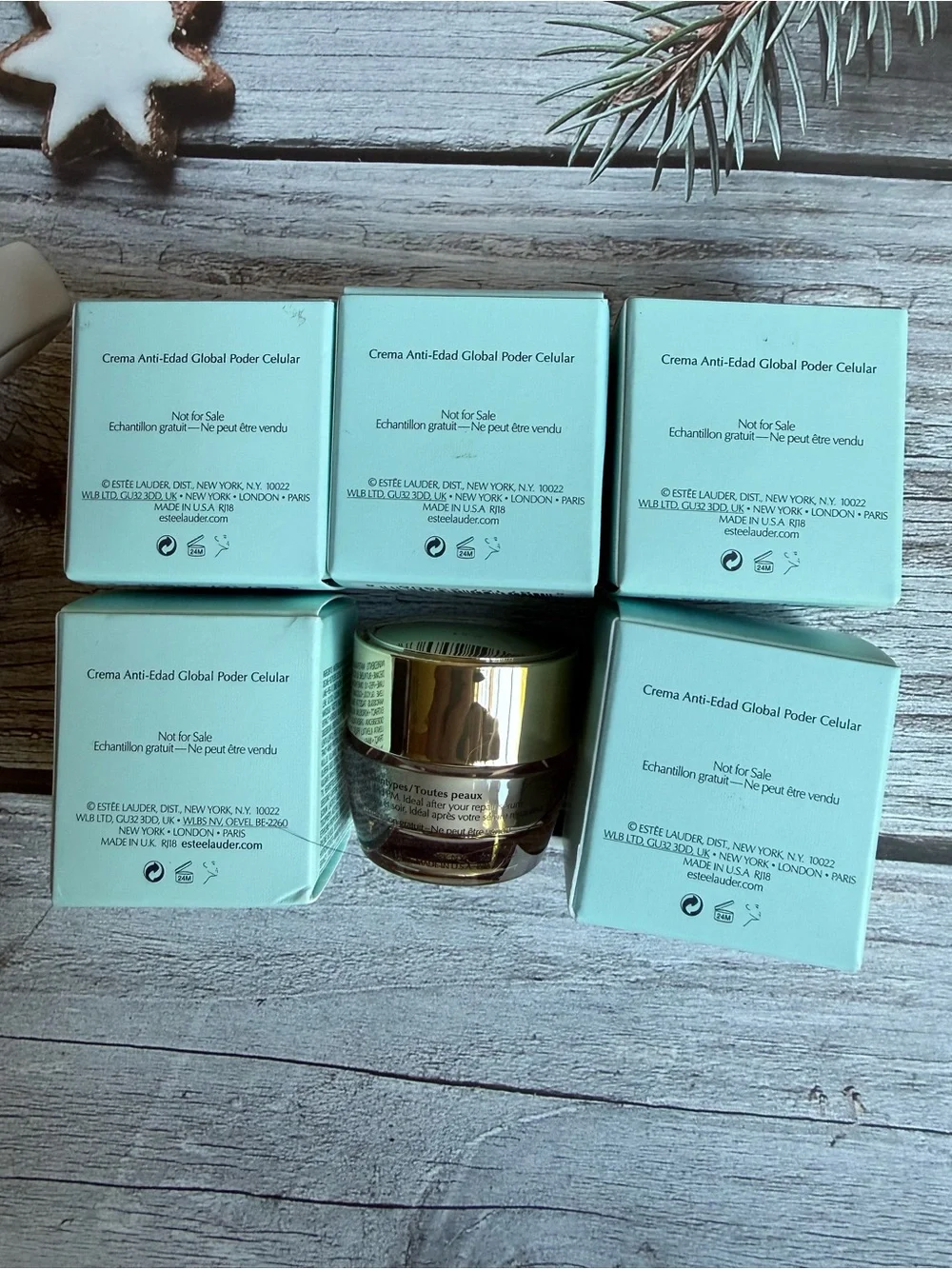 5x Estee Lauder Revitalizing Supreme Golbal Anti Aging Power Cream 0.17oz/5ml Ea